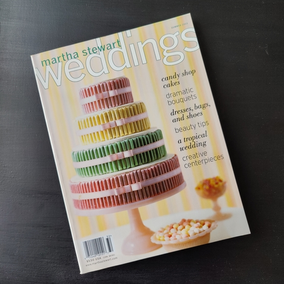 Y2K 2003 Martha Stewart Weddings Magazine 💍 The Candy 🍭🍬 Cake issue - Picture 10 of 10